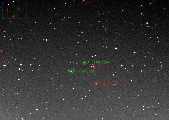 Chart - WASP-36, JD 2458195.59700