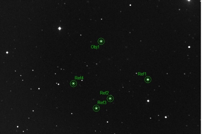 Chart - WASP-92, JD 2458227.44764