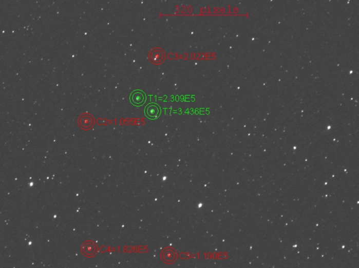 Chart - HAT-P-7, JD 2458272.34350
