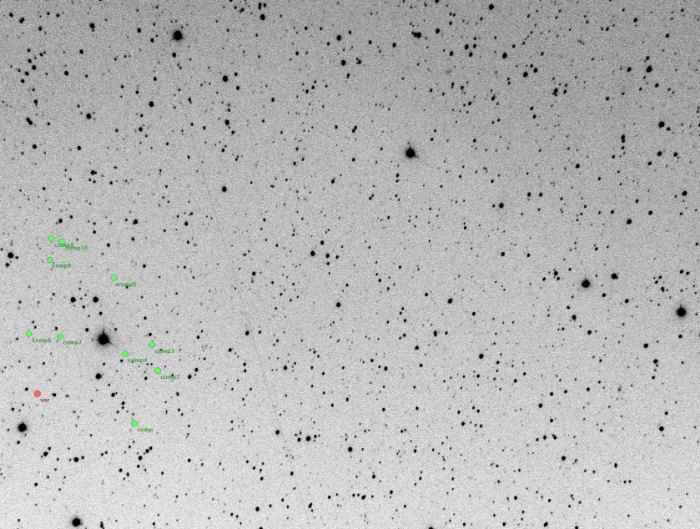 Chart - WASP-103, JD 2458275.35094