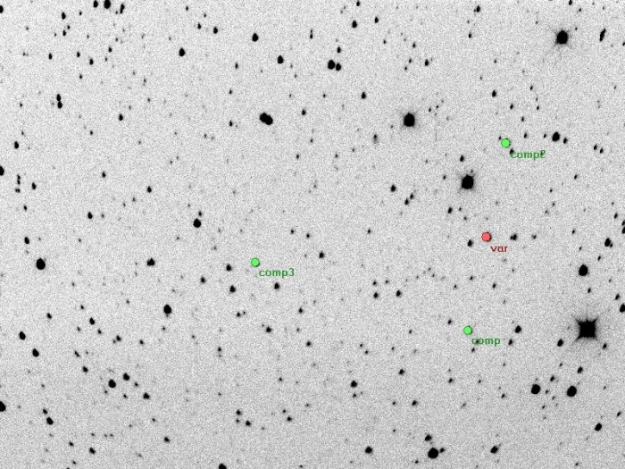 Chart - WASP-103, JD 2458275.37549