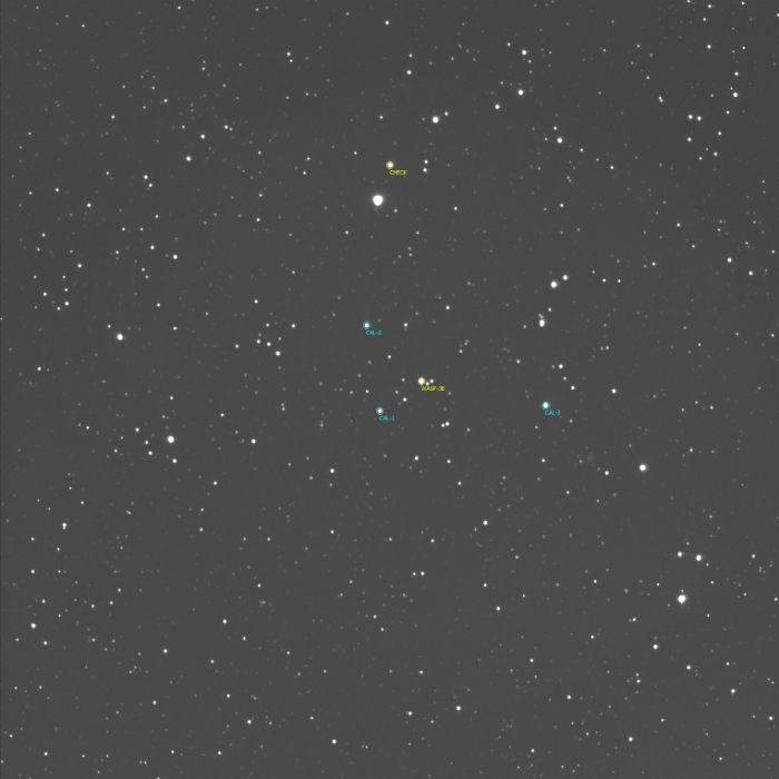Chart - WASP-3, JD 2458295.45231