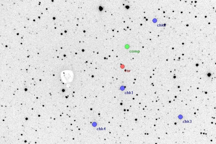 Chart - WASP-1, JD 2455807.38526