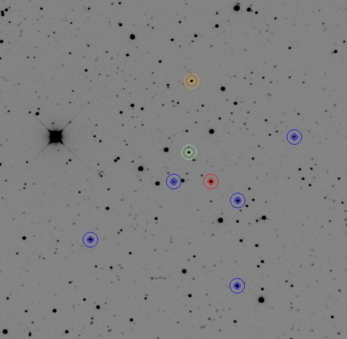 Chart - Kepler-17, JD 2458384.32686