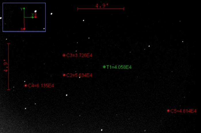 Chart - WASP-10, JD 2458418.56573