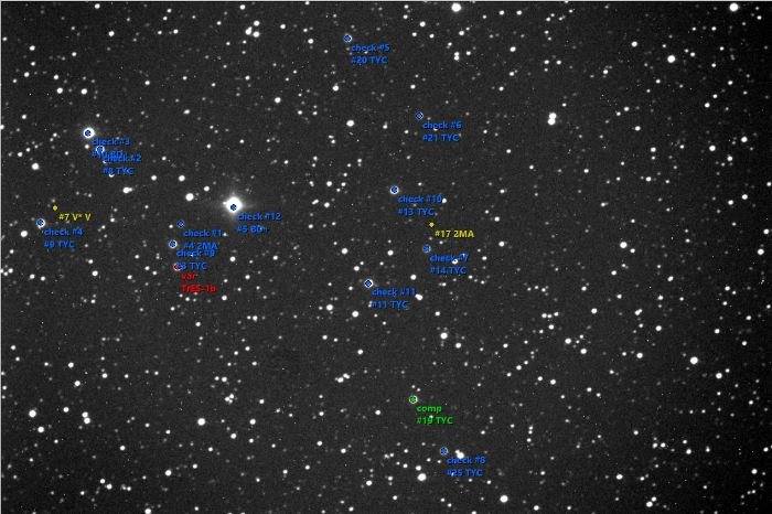 Chart - TrES-1, JD 2457122.72164