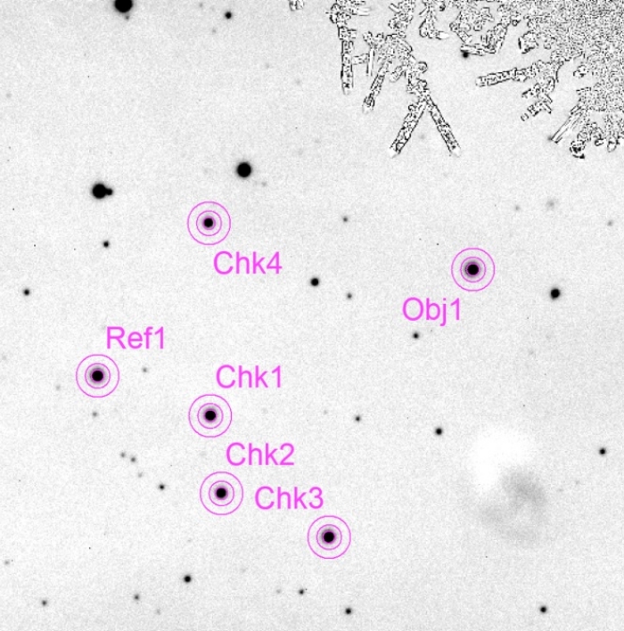 Chart - WASP-10, JD 2458421.66041