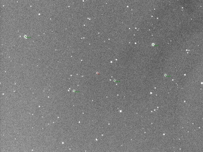 Chart - WASP-36, JD 2458538.41438
