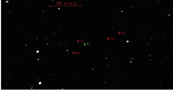 Chart - TrES-3, JD 2458551.15500