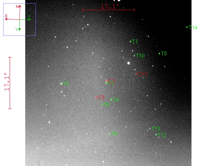 Chart - WASP-104, JD 2458563.41503