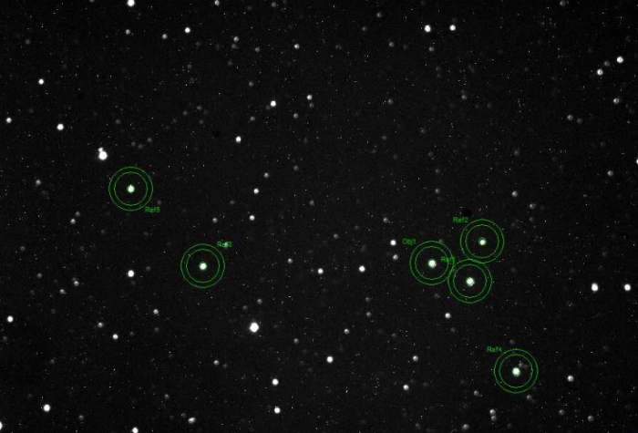 Chart - WASP-48, JD 2458661.36444