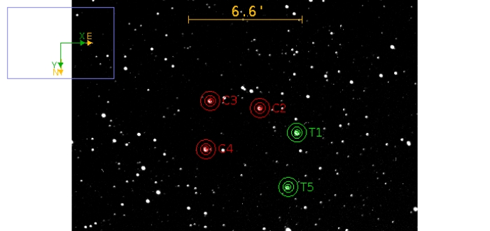 Chart - TrES-2, JD 2458681.33220
