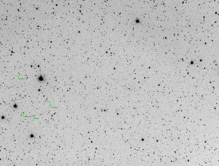 Chart - WASP-103, JD 2458699.32331