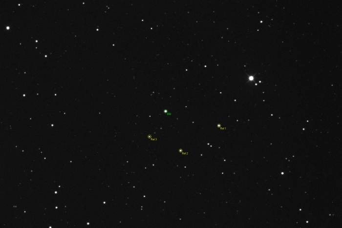 Chart - WASP-48, JD 2458706.42398