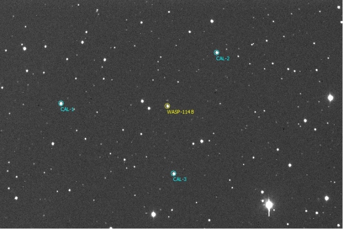 Chart - WASP-114, JD 2458721.34257