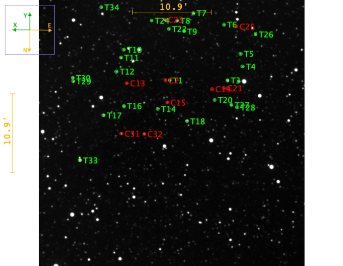 Chart - KELT-16, JD 2458738.33703