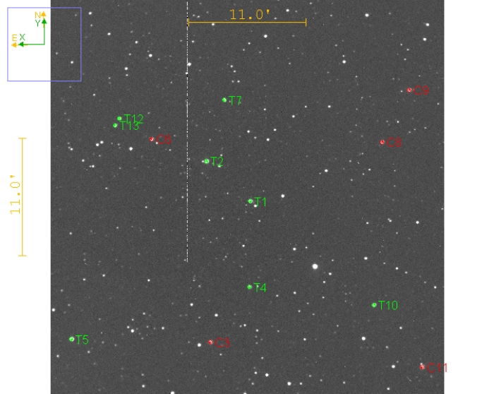 Chart - XO-6, JD 2458753.53535