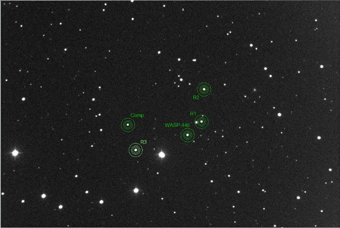 Chart - WASP-44, JD 2458786.44164