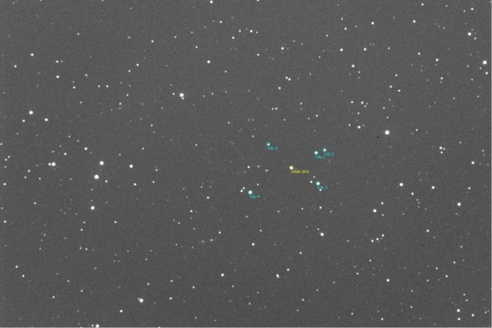 Chart - WASP-36, JD 2458850.53282