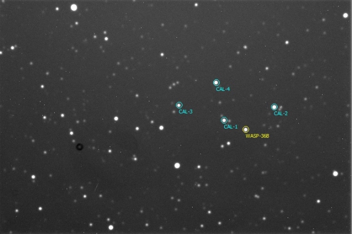 Chart - WASP-36, JD 2458884.34847