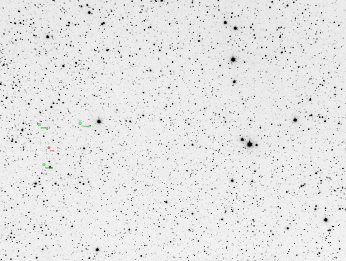 Chart - CoRoT-18, JD 2458922.32149