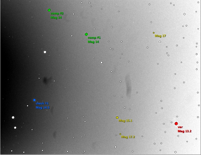 Chart - WASP-92, JD 2458923.41470