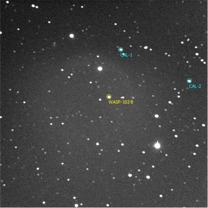 Chart - WASP-103, JD 2458996.40383