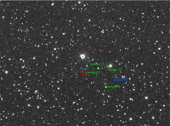 Chart - TrES-1, JD 2458998.36840