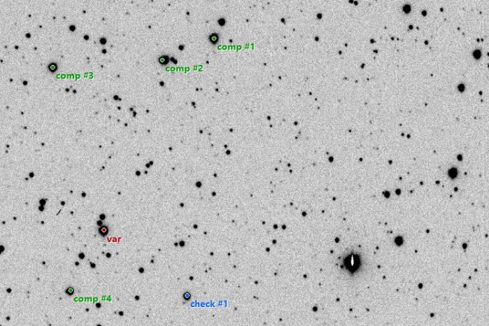 Chart - WASP-3, JD 2459043.39750