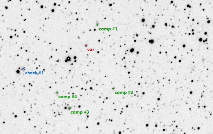 Chart - Kepler-5, JD 2459061.35109