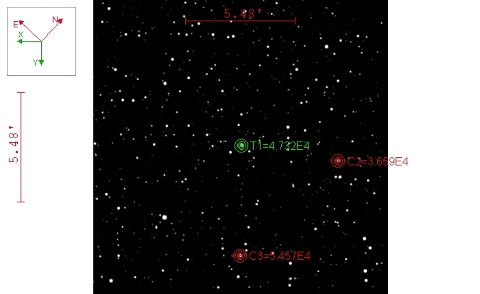 Chart - WASP-123, JD 2459054.53856