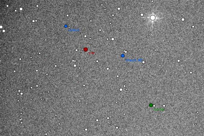 Chart - V1123 Tau, JD 2455829.60959