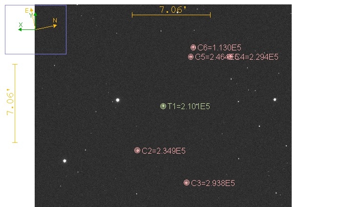Chart - WASP-5, JD 2459161.51081