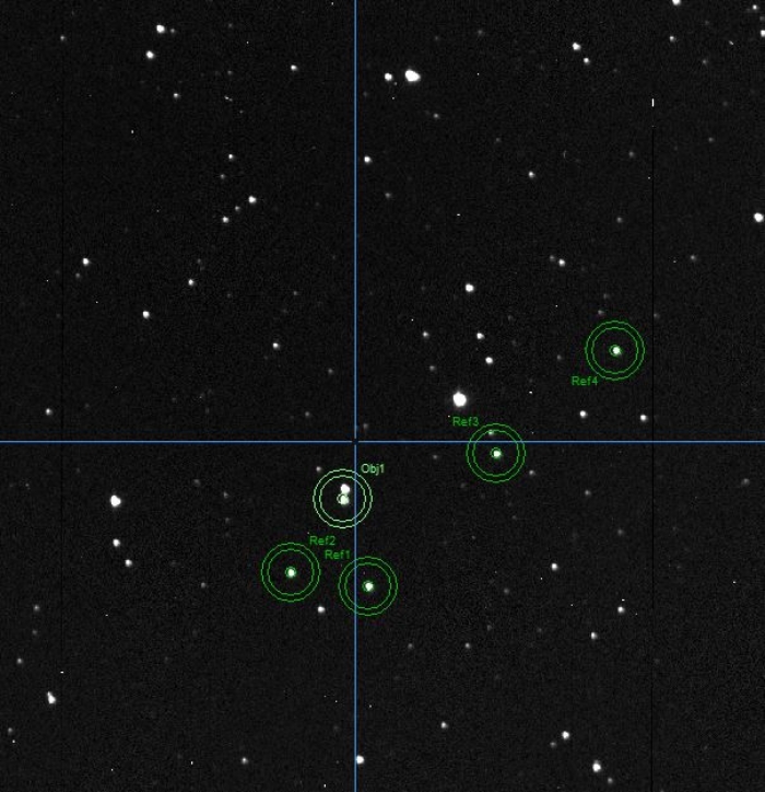 Chart - WASP-104, JD 2459318.29053