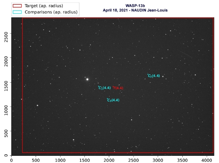 Chart - WASP-13, JD 2459323.34593