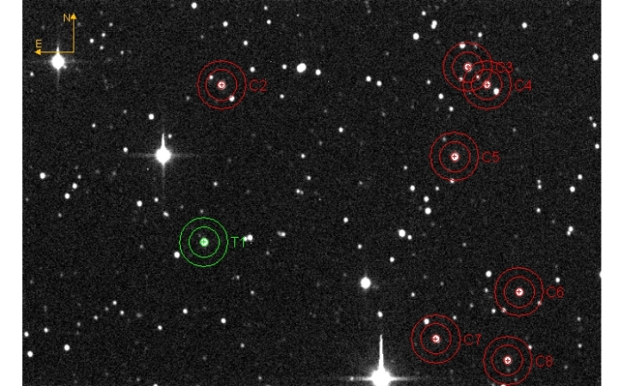 Chart - WASP-103, JD 2459382.36976