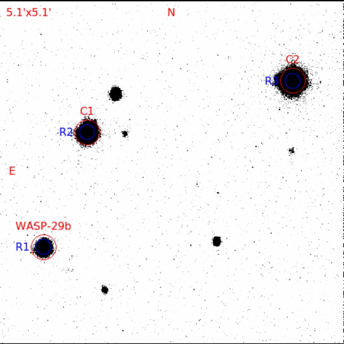 Chart - WASP-29, JD 2459403.73127