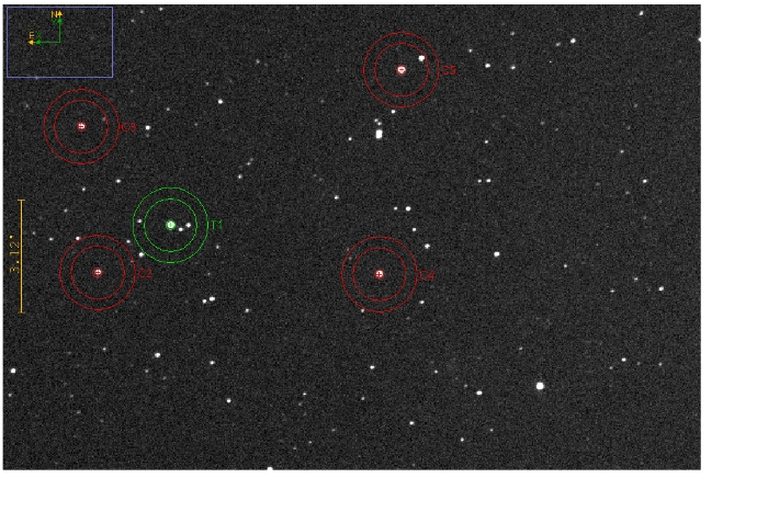 Chart - WASP-3, JD 2459455.26206