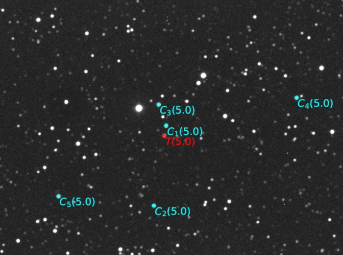 Chart - TrES-1, JD 2459501.37862