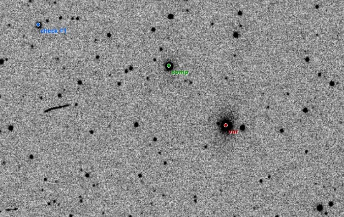 Chart - WASP-33, JD 2455429.36891
