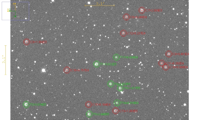 Chart - TrES-2, JD 2459536.22788
