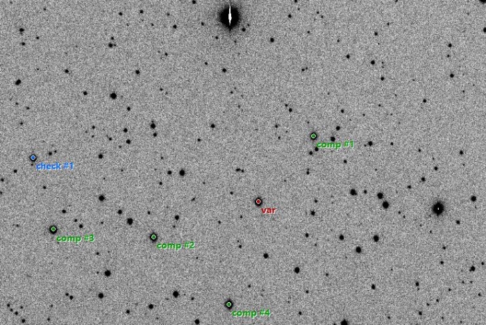 Chart - WASP-58, JD 2459418.35983