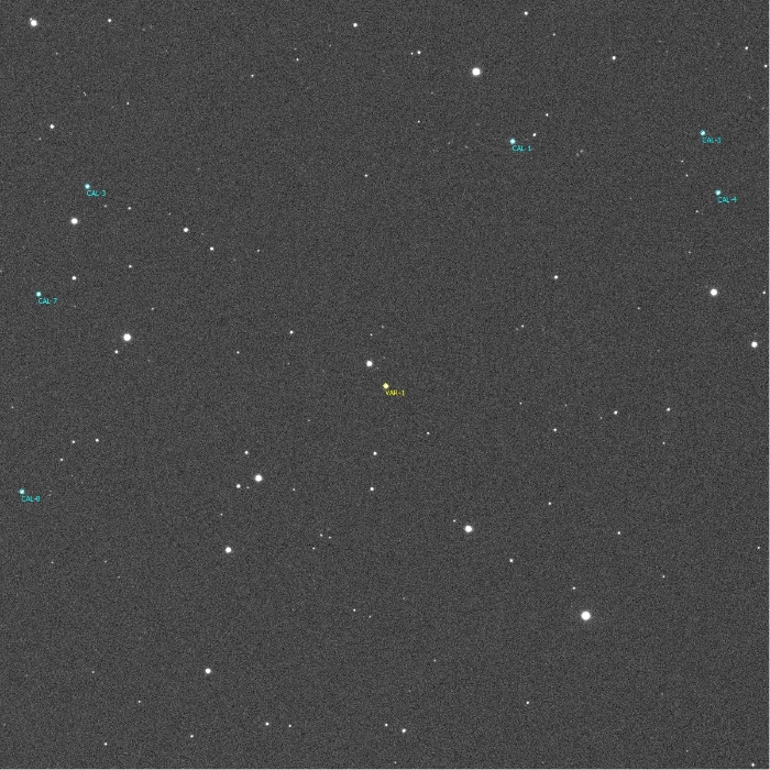 Chart - WASP-36, JD 2459591.51335