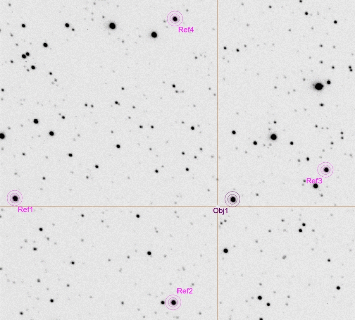Chart - WASP-12, JD 2459635.28468