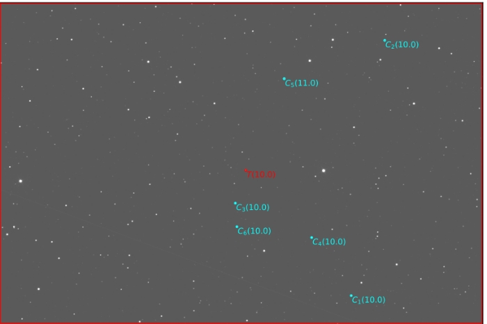 Chart - WASP-23, JD 2459636.61408