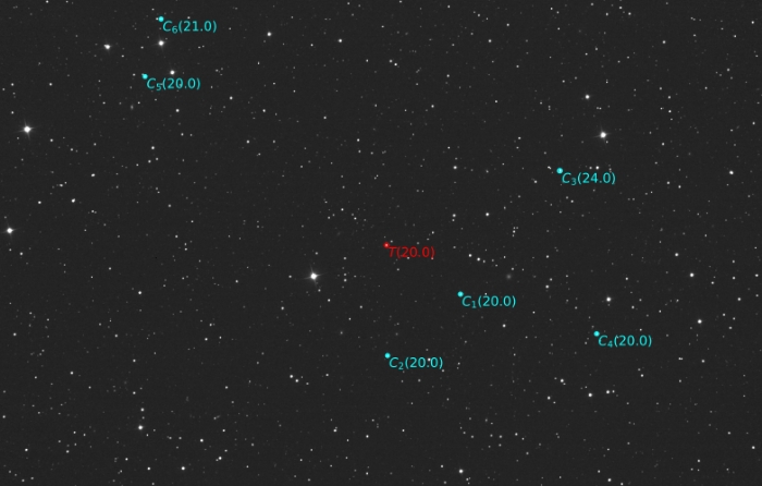Chart - WASP-126, JD 2459491.65895