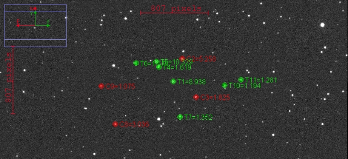 Chart - WASP-36, JD 2459665.32957