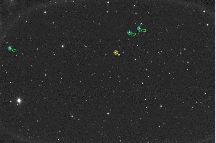 Chart - TrES-2, JD 2459689.36186