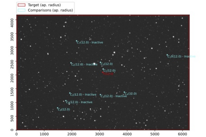 Chart - TrES-1, JD 2459710.46190