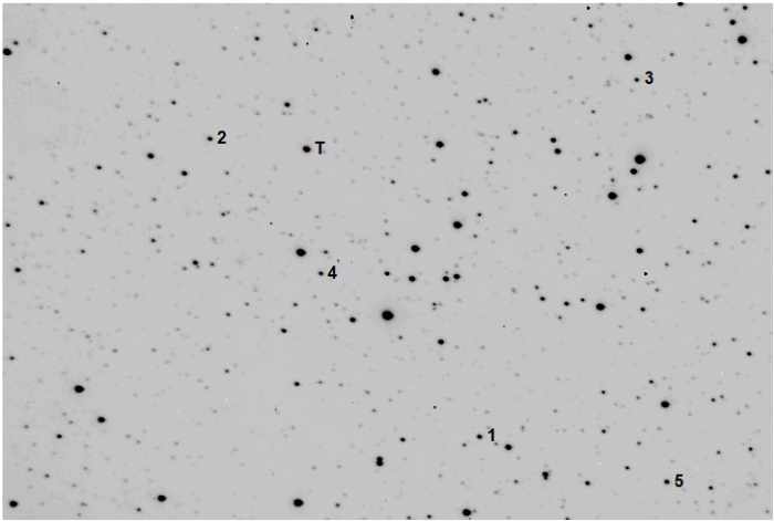 Chart - WASP-19, JD 2459458.78266